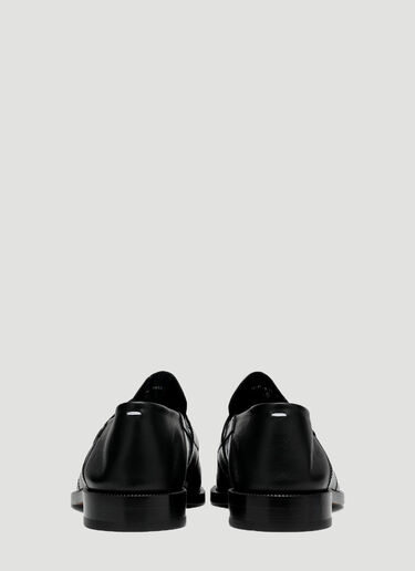 Maison Margiela Tabi Leather Loafers Black mla0240022