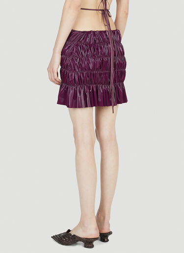 Ester Manas Wind-Flower Skirt Burgundy est0252009