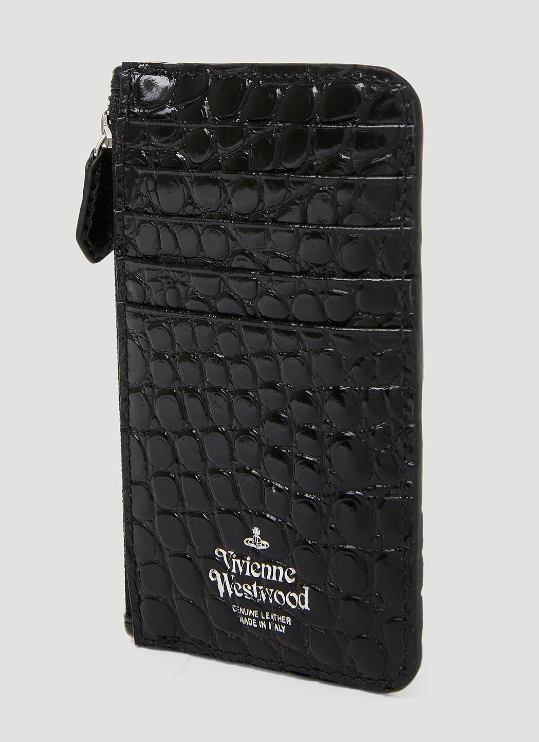 Vivienne Westwood Women's' Half Moon Cardholder in Black | LN-CC®