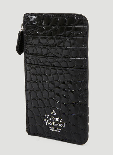 Vivienne Westwood 半月形卡包 黑色 vvw0253036