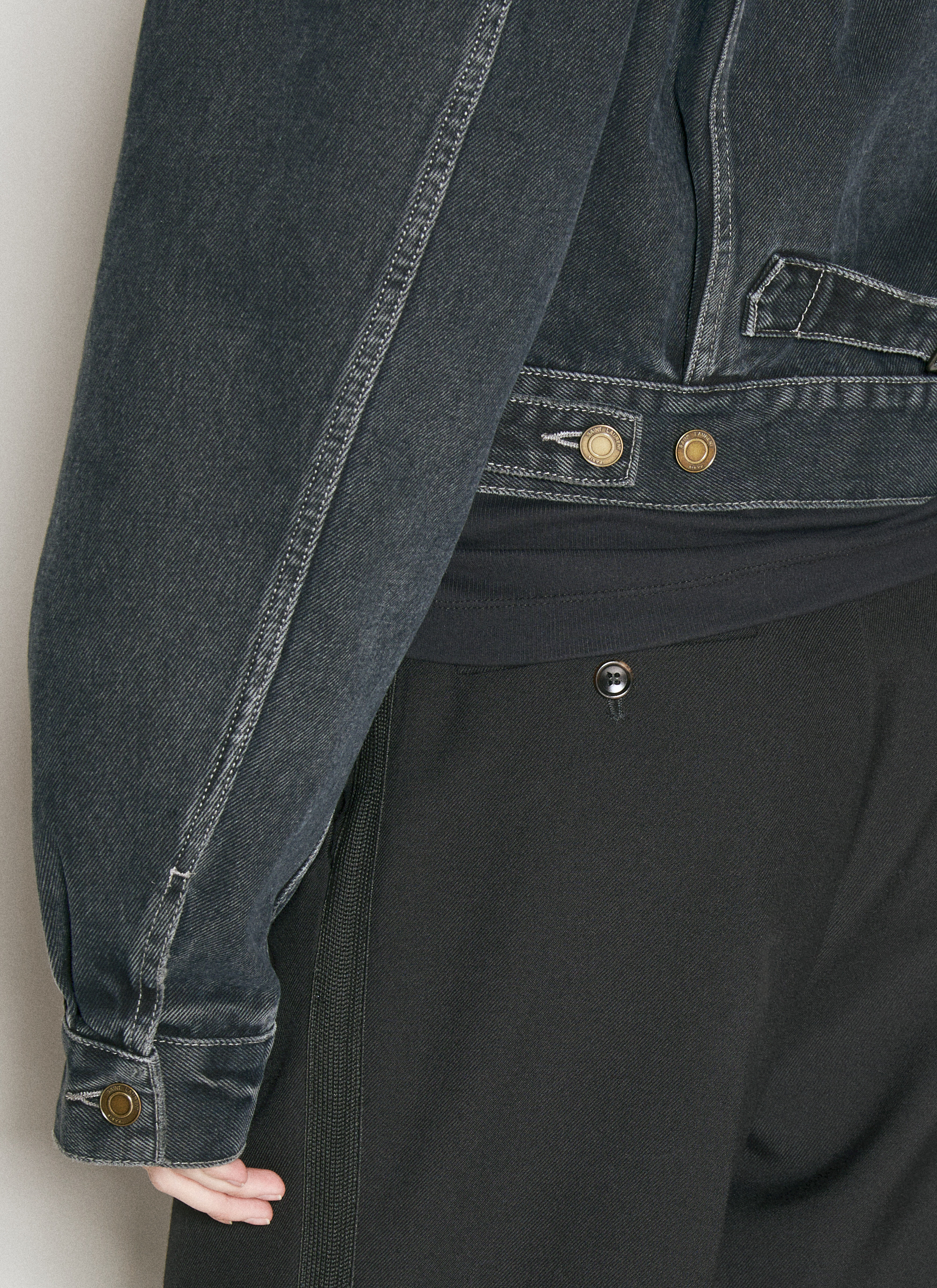 Saint Laurent レディース 80's デニムジャケット の ブルー