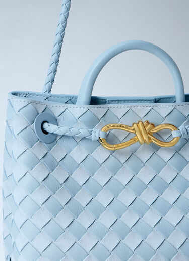 LN-CC® - Bottega Veneta: Small Andiamo Handbag - Light Blue Bottega Veneta Small Andiamo Handbag Light Blue bov0266012