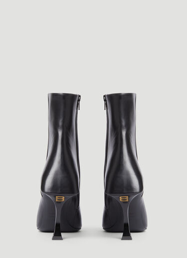 Balenciaga Hourglass 100MM Boots Black bal0255036