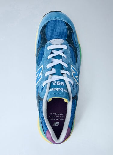 LN-CC® - New Balance: Made in USA 992 Sneakers - Blue New Balance Made in USA 992 Sneakers Blue new0164003