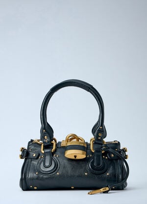 Chloé Small Paddington Chain Shoulder Bag Black chl0264048