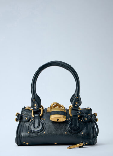Chloé Small Paddington Chain Shoulder Bag Black chl0264048