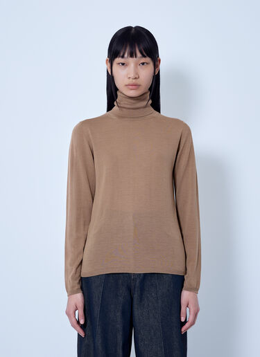 LN-CC® - Max Mara: Turtleneck Sweater - Camel Max Mara Turtleneck Sweater Camel max0266026