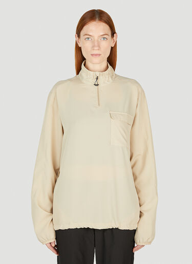 Soulland Marley Track Sweatshirt Beige sld0352015