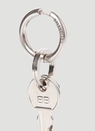 Balenciaga Locker Earring Silver bal0255085