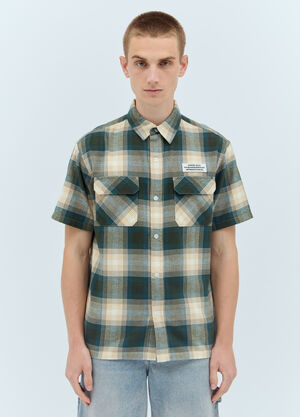 Vivienne Westwood Ombre Check Shirt Blue vvw0155003