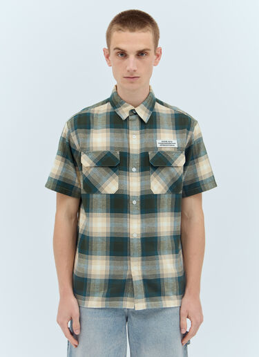 thisisneverthat® Ombre Check Shirt Green tsn0156004