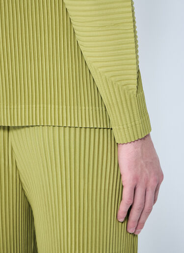 Homme Plissé Issey Miyake Pleated Shirt Green hmp0159001