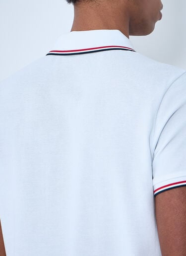 Moncler Piqué Polo Shirt White mon0163033