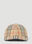 Burberry Check Baseball Cap Black bur0353005