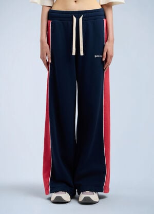 Palm Angels Classic Logo Sweatpants Blue pma0264244