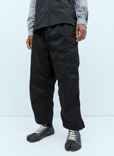 テクニカルカーゴパンツ Junya Watanabe テクニカルカーゴパンツ ブラック jwn0154005