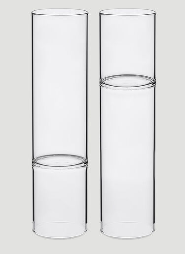 Fferrone Design Set of Two Revolution Champagne Flutes Transparent wps0644555