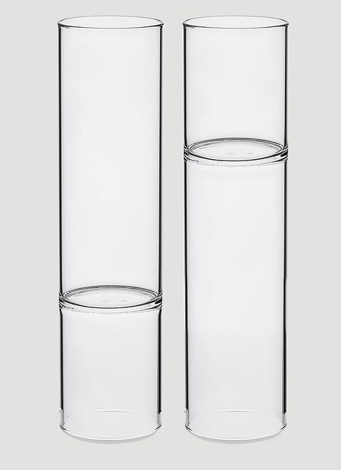 Fferrone Design Set of Two Revolution Champagne Flutes Transparent wps0644556