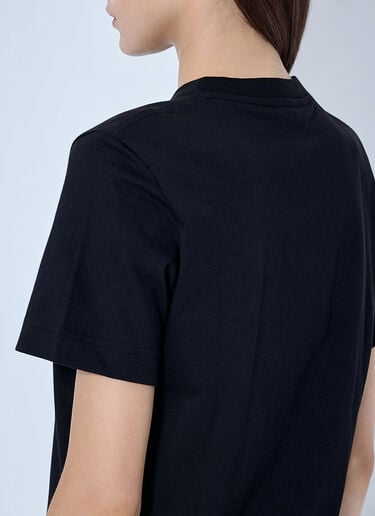 LN-CC® - Jacquemus: Gros Grain Short-Sleeve T-Shirt - Black Jacquemus Gros Grain Short-Sleeve T-Shirt Black jac0266022