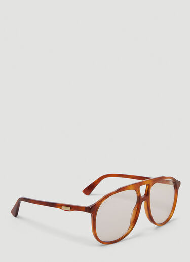 Gucci Tortoiseshell Aviator Sunglasses Brown guc0250257