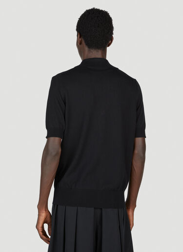 Polo Short Sleeve Cardigan Vivienne Westwood Polo Short Sleeve Cardigan Black vvw0153008