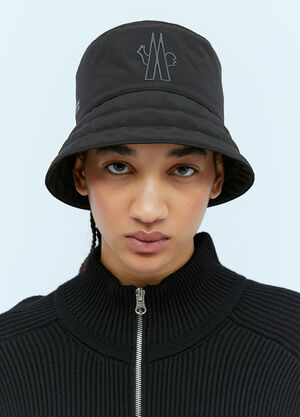 Diesel Logo Applique Bucket Hat Black dsl0254003