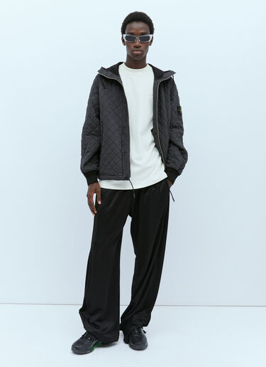 Quilted Hooded Jacket Stone Island Quilted Hooded Jacket Grey sto0154032