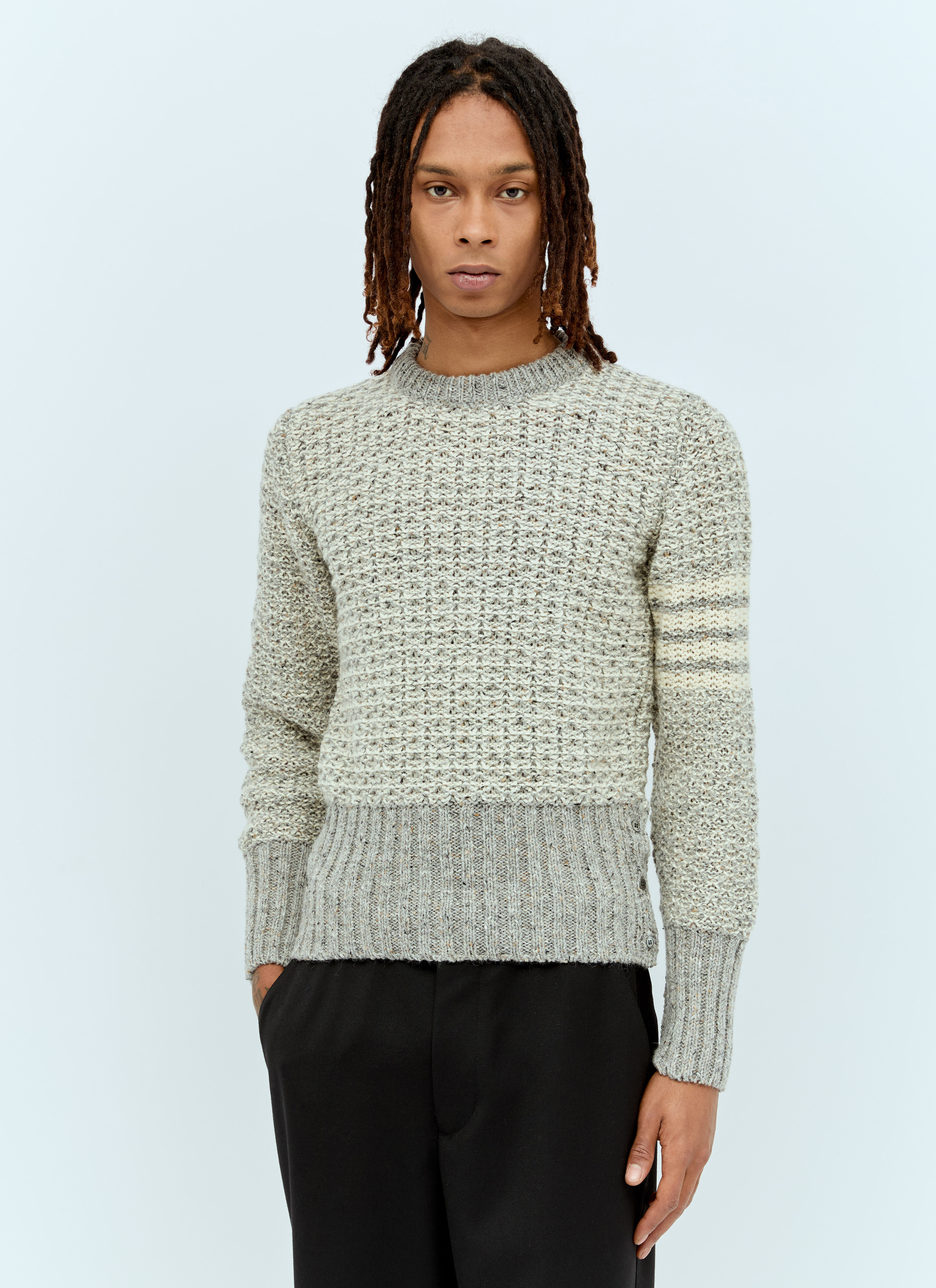 Gucci Tuck Stitch Knit Sweater Green guc0155064