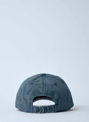 Acne Studios Logo Motif Baseball Cap Blue acn0159028