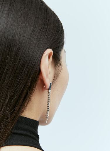 크리스탈 스퀘어 G 귀걸이 Gucci 크리스탈 스퀘어 G 귀걸이 실버 guc0255099