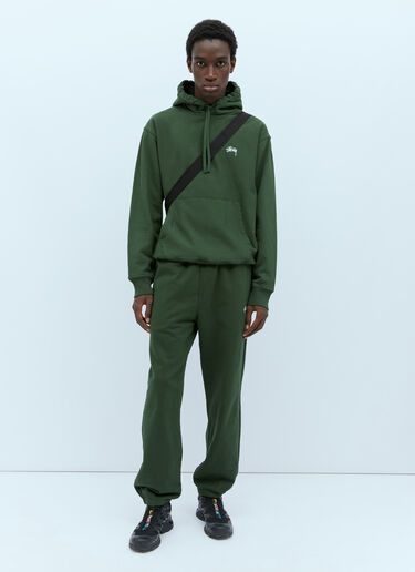 Stüssy Logo Embroidery Track Pants Green sts0151013