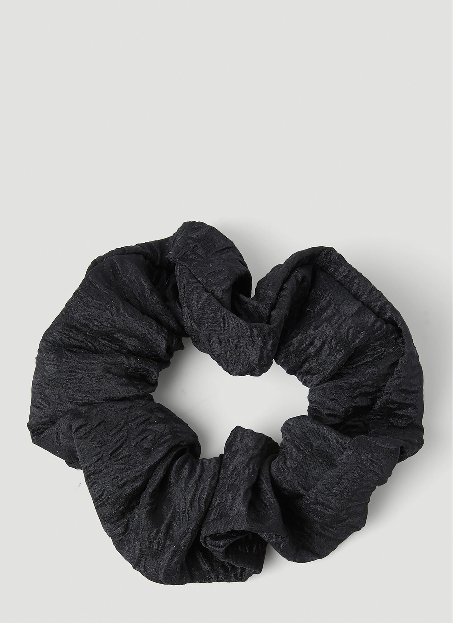 Ganni Cotton Scrunchie In Black