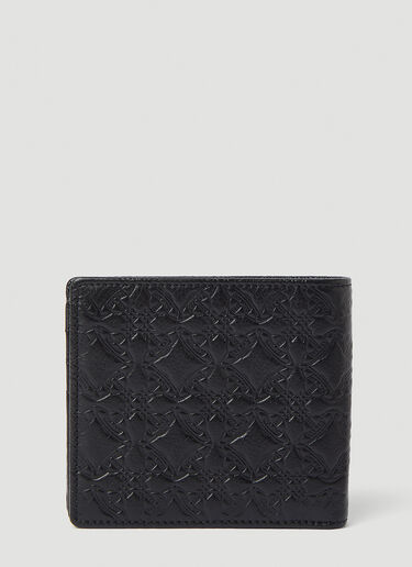 Vivienne Westwood Embossed Bi-Fold Wallet Black vvw0152037