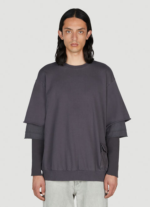 UNDERCOVER Overlay Sweatshirt Black und0152012