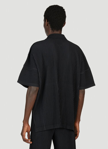Homme Plissé Issey Miyake Pleated Shirt Black hmp0153005