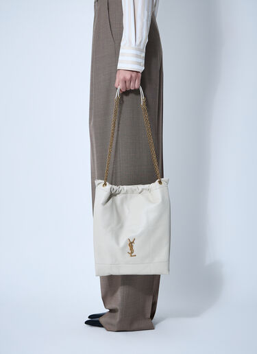 Saint Laurent Jamie Pochon Shoulder Bag Beige sla0259072