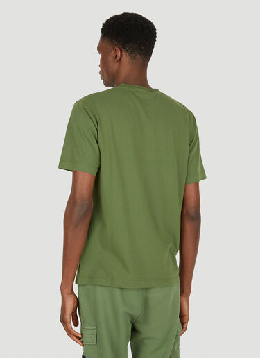 Stone Island Logo Embroidery T-Shirt Green sto0150054