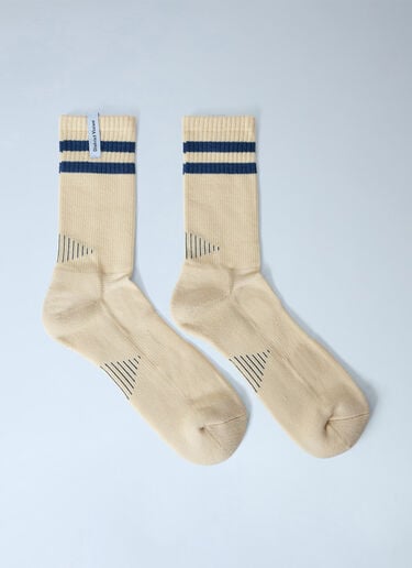 LN-CC® - District Vision: Zonal Organic Cotton Socks - Cream District Vision Zonal Organic Cotton Socks Cream dtv0366003