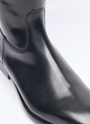 Dolce & Gabbana Knee-High Leather Boots Black dol0158008