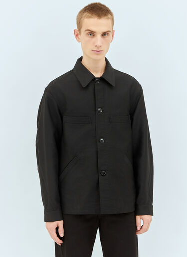 Lemaire 扭袖工装夹克 黑色 lem0158003