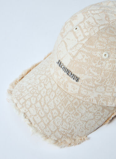 Jacquemus La Casquette Artichaut Baseball Cap Beige jac0160029