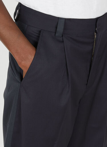 ANOTHER ASPECT Tailored Contrast Panel Pants Blue ana0149001