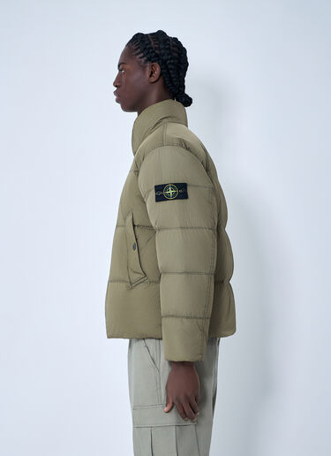 Logo Patch Bomber Jacket Stone Island Logo Patch Bomber Jacket Green sto0164070