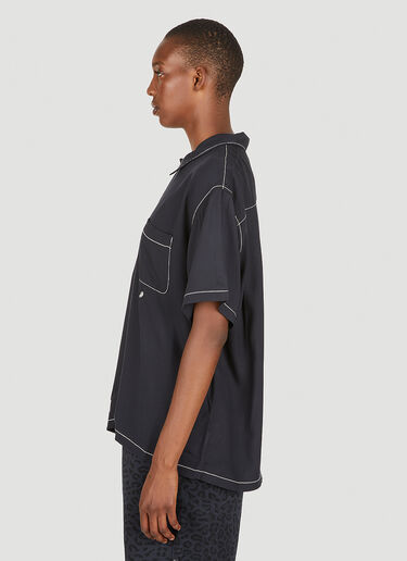 Contrast Pick Stitched Shirt Stüssy Contrast Pick Stitched Shirt Black sts0348005