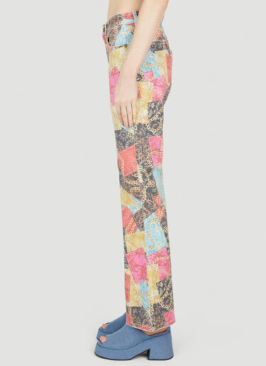 LN-CC® - Guess USA: Printed Flared Jeans - Multicolour Guess USA Printed Flared Jeans Multicolour gue0252015