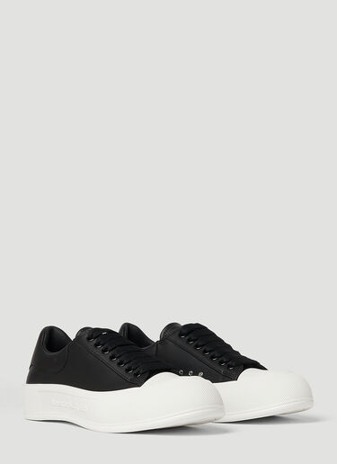 Alexander McQueen Deck Plimsoll Sneakers Black amq0147035