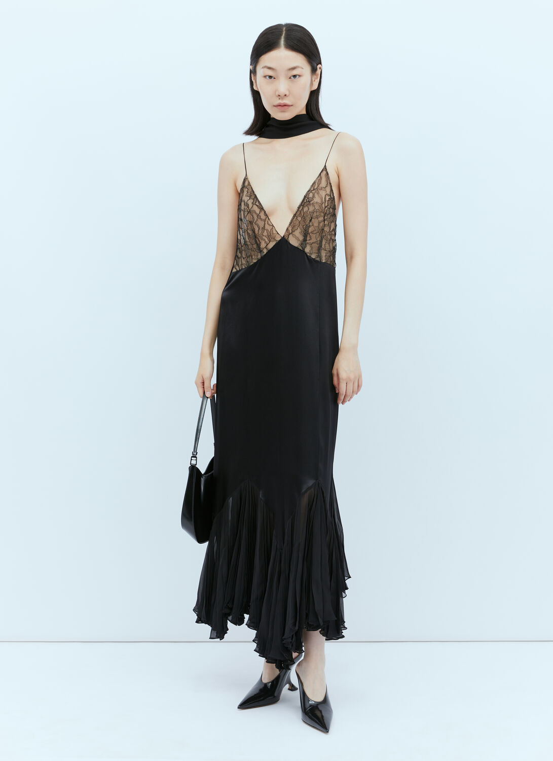 Shop Khaite Candita Dress In Black