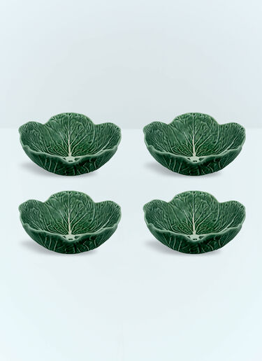 Bordallo Pinheiro Set Of Four Couve Bowls Green wps0691274