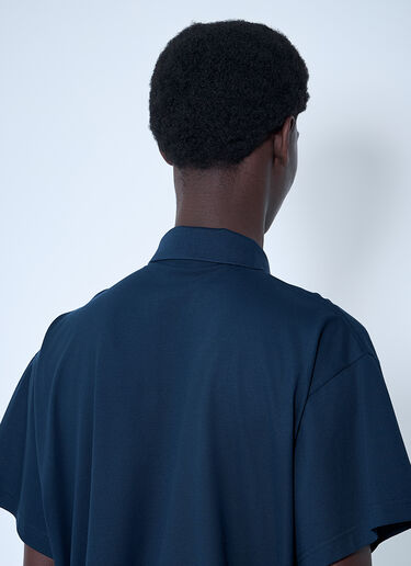 Balenciaga Interwined Polo Shirt Navy bal0159003