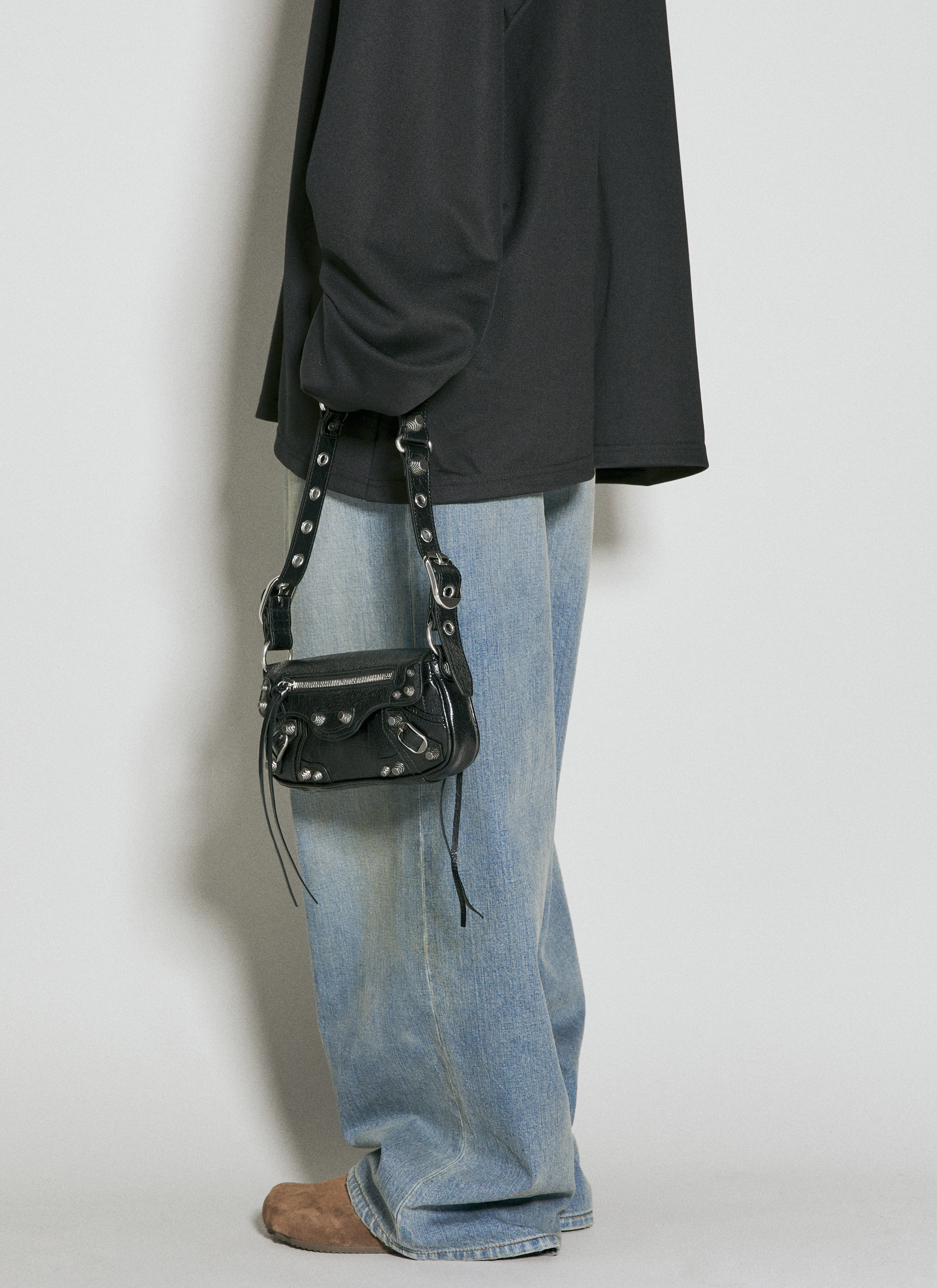 Balenciaga Le Cagole XS Sling Shoulder Bag Grey bal0155028